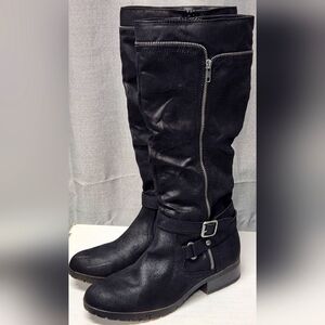 Women's SO Stonecrop black tall boots size 9.5
